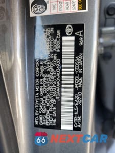 Zdjęcie 12 z 15 samochodu: 2022 TOYOTA MIRAI LE VIN:JTDAAAAA8NA004930 - miniatura