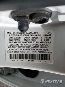 Zdjęcie 12 z 13 samochodu: 2018 HONDA CIVIC EX VIN:2HGFC2F70JH521333 - miniatura
