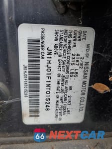 Zdjęcie 12 z 12 samochodu: 1992 NISSAN MAXIMA GXE VIN:JN1HJ01F1NT015246 - miniatura