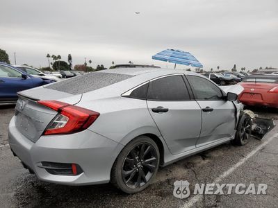 Trzecie zdjęcie samochodu z tyłu: 2021 HONDA CIVIC SPORT VIN:2HGFC2F86MH530552 - miniatura