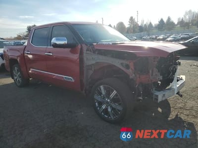 Czwarte zdjęcie samochodu z boku: 2023 TOYOTA TUNDRA CREWMAX CAPSTONE VIN:5TFVC5DB4PX032442 - miniatura