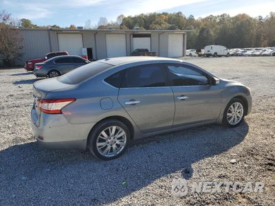 Trzecie zdjęcie samochodu z tyłu: 2014 NISSAN SENTRA S VIN:3N1AB7AP7EY288098 - miniatura