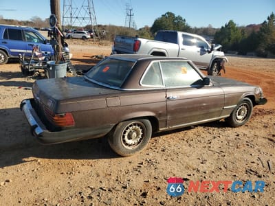 Trzecie zdjęcie samochodu z tyłu: 1983 MERCEDES-BENZ 380 SL VIN:WDBBA45A8DB022299 - miniatura
