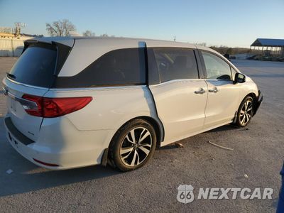 Trzecie zdjęcie samochodu z tyłu: 2019 HONDA ODYSSEY ELITE VIN:5FNRL6H96KB109541 - miniatura