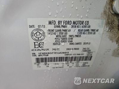 Zdjęcie 13 z 13 samochodu: 2014 FORD EXPLORER SPORT VIN:1FM5K8GT1EGA34473 - miniatura