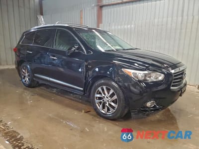 Czwarte zdjęcie samochodu z boku: 2014 INFINITI QX60 VIN:5N1AL0MM4EC506361 - miniatura