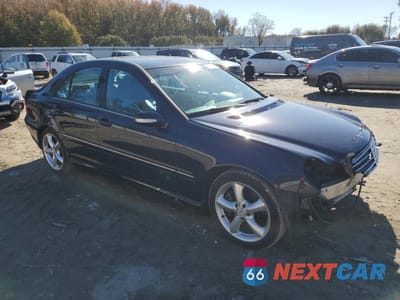 Czwarte zdjęcie samochodu z boku: 2006 MERCEDES-BENZ C 230 VIN:WDBRF52H86F822233 - miniatura