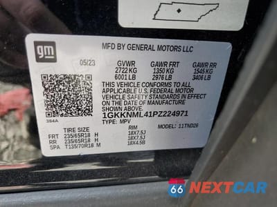 Zdjęcie 14 z 14 samochodu: 2023 GMC ACADIA SLT VIN:1GKKNML41PZ224971 - miniatura