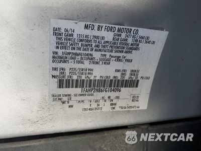 Zdjęcie 12 z 14 samochodu: 2015 FORD TAURUS SEL VIN:1FAHP2H86FG104096 - miniatura