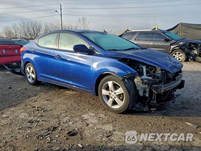 Czwarte zdjęcie samochodu z boku: 2013 HYUNDAI ELANTRA GLS VIN:KMHDH4AE9DU870156 - miniatura