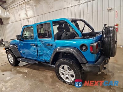 Drugie zdjęcie samochodu z przodu: 2020 JEEP WRANGLER UNLIMITED SPORT VIN:1C4HJXDG4LW222056 - miniatura