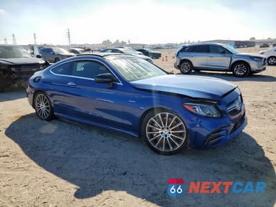 Czwarte zdjęcie samochodu z boku: 2023 MERCEDES-BENZ C 43 AMG VIN:W1KWJ6EB6PG118047 - miniatura