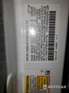 Zdjęcie 14 z 14 samochodu: 2019 HONDA ACCORD TOURING HYBRID VIN:1HGCV3F99KA017769 - miniatura