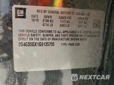 Zdjęcie 12 z 12 samochodu: 2016 BUICK REGAL PREMIUM VIN:2G4GS5GX1G9125755 - miniatura