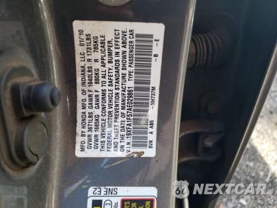 Zdjęcie 12 z 12 samochodu: 2010 HONDA CIVIC LX VIN:19XFA1F57AE029861 - miniatura