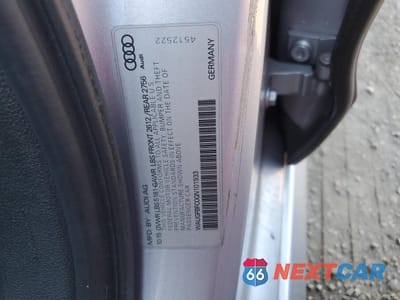 Zdjęcie 12 z 12 samochodu: 2016 AUDI A6 PREMIUM PLUS VIN:WAUGFBFC0GN101933 - miniatura