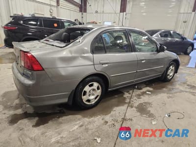 Trzecie zdjęcie samochodu z tyłu: 2004 HONDA CIVIC HYBRID VIN:JHMES96674S018701 - miniatura
