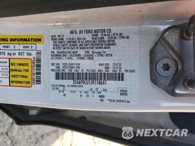 Zdjęcie 12 z 12 samochodu: 2018 FORD FUSION SE HYBRID VIN:3FA6P0LU1JR118697 - miniatura