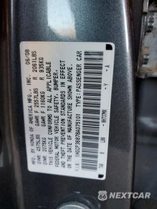Zdjęcie 12 z 12 samochodu: 2008 HONDA ACCORD EXL VIN:1HGCP36878A075101 - miniatura