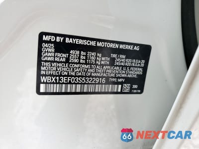 Zdjęcie 12 z 12 samochodu: 2025 BMW X1 M35I VIN:WBX13EF03S5322916 - miniatura