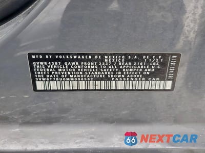 Zdjęcie 12 z 12 samochodu: 2021 VOLKSWAGEN JETTA GLI VIN:3VW6T7BU0MM096562 - miniatura
