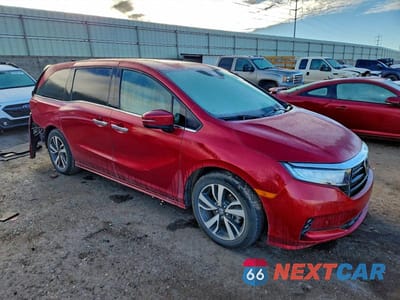 Czwarte zdjęcie samochodu z boku: 2024 HONDA ODYSSEY TOURING VIN:5FNRL6H87RB029781 - miniatura