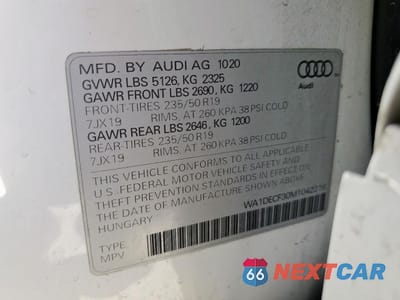 Zdjęcie 13 z 16 samochodu: 2021 AUDI Q3 PREMIUM S LINE 45 VIN:WA1DECF30M1042216 - miniatura