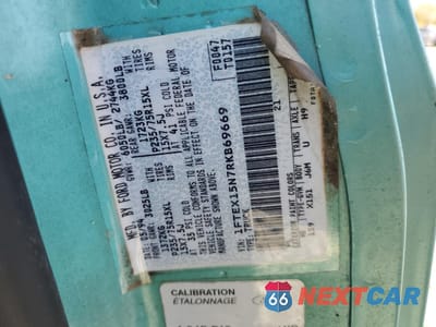 Zdjęcie 12 z 14 samochodu: 1994 FORD F150 VIN:1FTEX15N7RKB69669 - miniatura