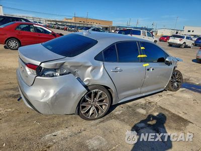 Trzecie zdjęcie samochodu z tyłu: 2021 TOYOTA COROLLA LE VIN:JTDEPMAE6MJ150343 - miniatura