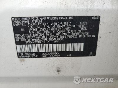 Zdjęcie 12 z 12 samochodu: 2010 TOYOTA RAV4 LIMITED VIN:2T3DK4DV7AW013947 - miniatura