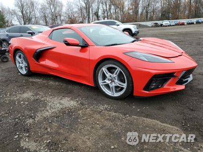 Czwarte zdjęcie samochodu z boku: 2021 CHEVROLET CORVETTE STINGRAY 1LT VIN:1G1YA3D40M5103757 - miniatura