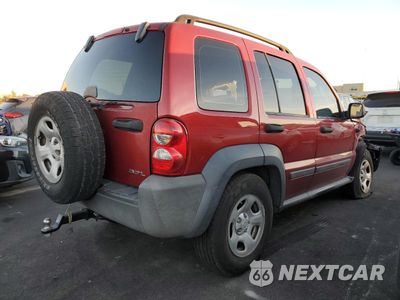 Trzecie zdjęcie samochodu z tyłu: 2007 JEEP LIBERTY SPORT VIN:1J4GK48K27W702201 - miniatura