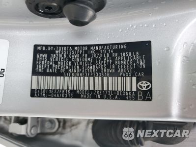 Zdjęcie 12 z 14 samochodu: 2015 TOYOTA COROLLA L VIN:5YFBURHE3FP233516 - miniatura