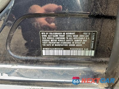 Zdjęcie 10 z 11 samochodu: 2012 VOLKSWAGEN GOLF VIN:WVWDB7AJ2CW256430 - miniatura