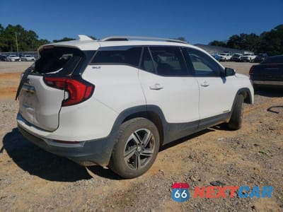 Trzecie zdjęcie samochodu z tyłu: 2021 GMC TERRAIN SLT VIN:3GKALPEV3ML313808 - miniatura