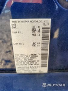Zdjęcie 12 z 13 samochodu: 2020 NISSAN ALTIMA S VIN:1N4BL4BV1LN322126 - miniatura