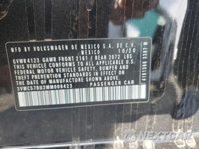 Zdjęcie 12 z 12 samochodu: 2021 VOLKSWAGEN JETTA S VIN:3VWC57BU2MM006423 - miniatura