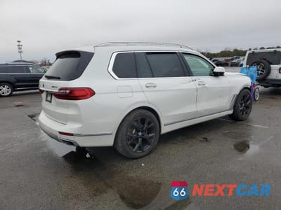 Trzecie zdjęcie samochodu z tyłu: 2019 BMW X7 XDRIVE40I VIN:5UXCW2C50KL083024 - miniatura