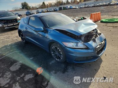 Czwarte zdjęcie samochodu z boku: 2014 HONDA CR-Z VIN:JHMZF1D46ES002161 - miniatura