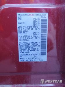 Zdjęcie 13 z 13 samochodu: 2017 NISSAN PATHFINDER S VIN:5N1DR2MM5HC660976 - miniatura