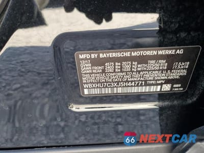 Zdjęcie 13 z 13 samochodu: 2018 BMW X1 SDRIVE28I VIN:WBXHU7C3XJ5H44771 - miniatura