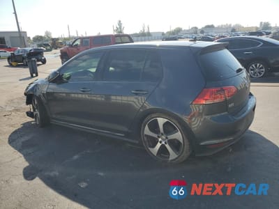 Drugie zdjęcie samochodu z przodu: 2017 VOLKSWAGEN GTI S VIN:3VW5T7AU9HM047573 - miniatura
