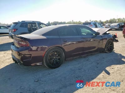 Trzecie zdjęcie samochodu z tyłu: 2022 DODGE CHARGER SCAT PACK VIN:2C3CDXGJ4NH130573 - miniatura