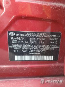 Zdjęcie 12 z 12 samochodu: 2015 HYUNDAI SONATA GLS VIN:5NPEB4AC2EH945302 - miniatura