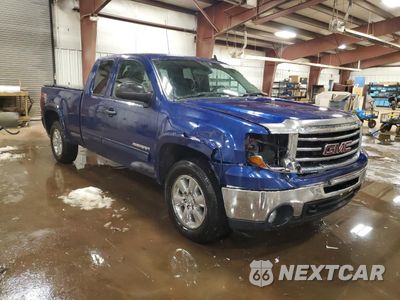 Czwarte zdjęcie samochodu z boku: 2013 GMC SIERRA K1500 SLE VIN:1GTR2VE79DZ318317 - miniatura