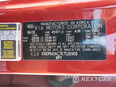 Zdjęcie 13 z 14 samochodu: 2019 KIA SPORTAGE LX VIN:KNDPM3AC7K7526908 - miniatura