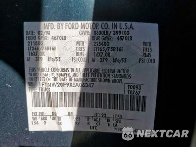 Zdjęcie 12 z 12 samochodu: 1999 FORD F250 SUPER DUTY VIN:1FTNW20F9XEA06347 - miniatura