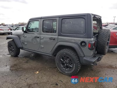 Drugie zdjęcie samochodu z przodu: 2021 JEEP WRANGLER UNLIMITED SPORT VIN:1C4HJXDN4MW791621 - miniatura