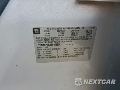Zdjęcie 13 z 15 samochodu: 2011 CHEVROLET EQUINOX LT VIN:2CNALPEC2B6465828 - miniatura
