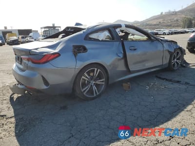 Trzecie zdjęcie samochodu z tyłu: 2022 BMW 430I VIN:WBA53AP06NCK11506 - miniatura